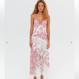 for love and lemons pink rosalyn dress